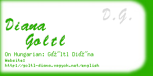 diana goltl business card